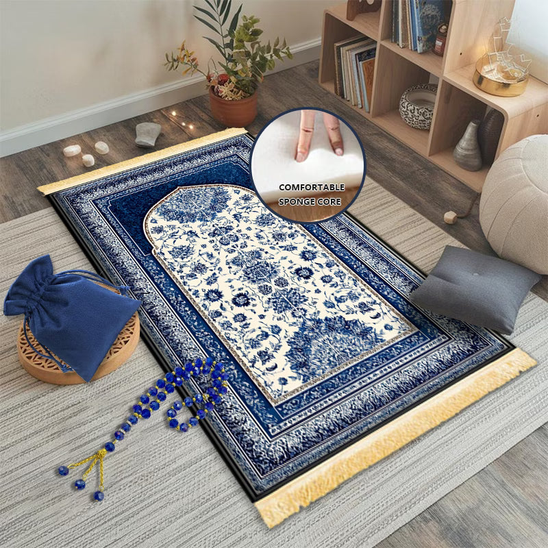 Prayer Rug Set with Tasbih Prayer