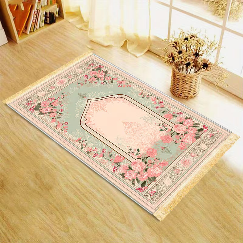 Luxurious Thick Fringed Prayer Mat