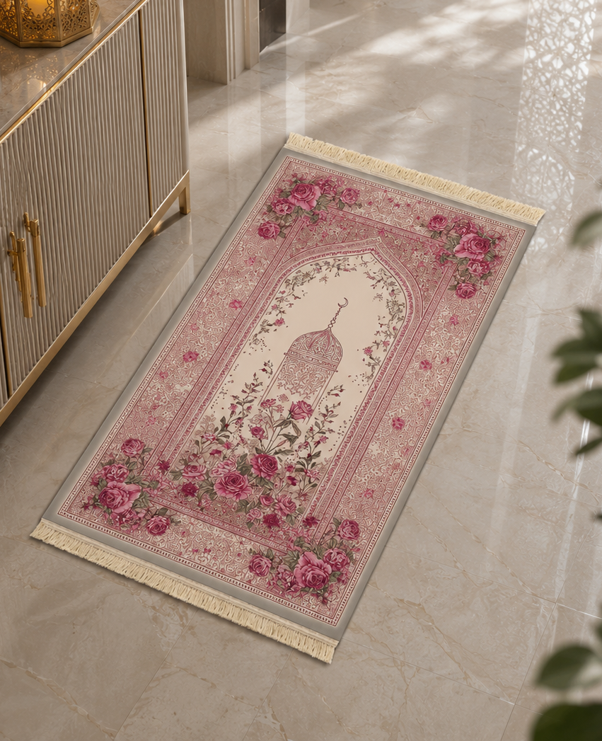 Luxurious Thick Prayer Mat with Tassels