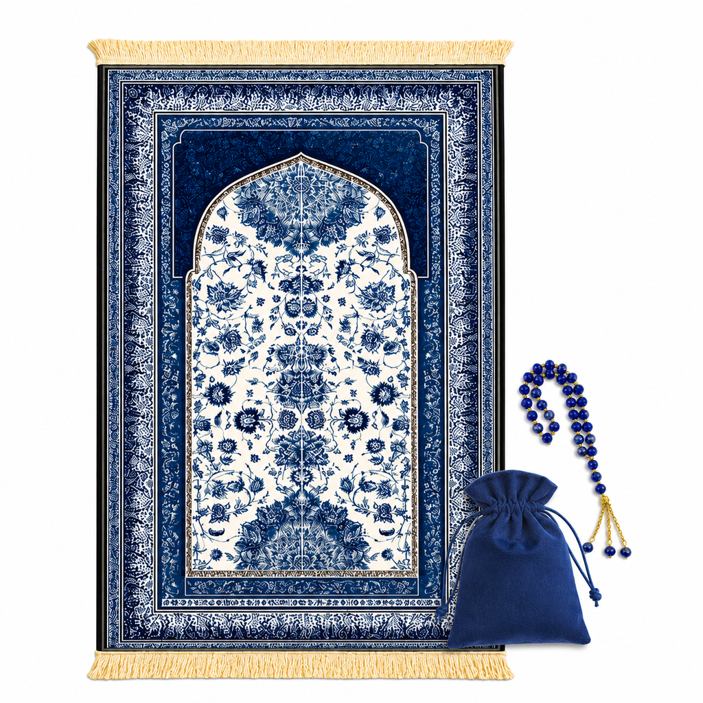Prayer Rug Set with Tasbih Prayer