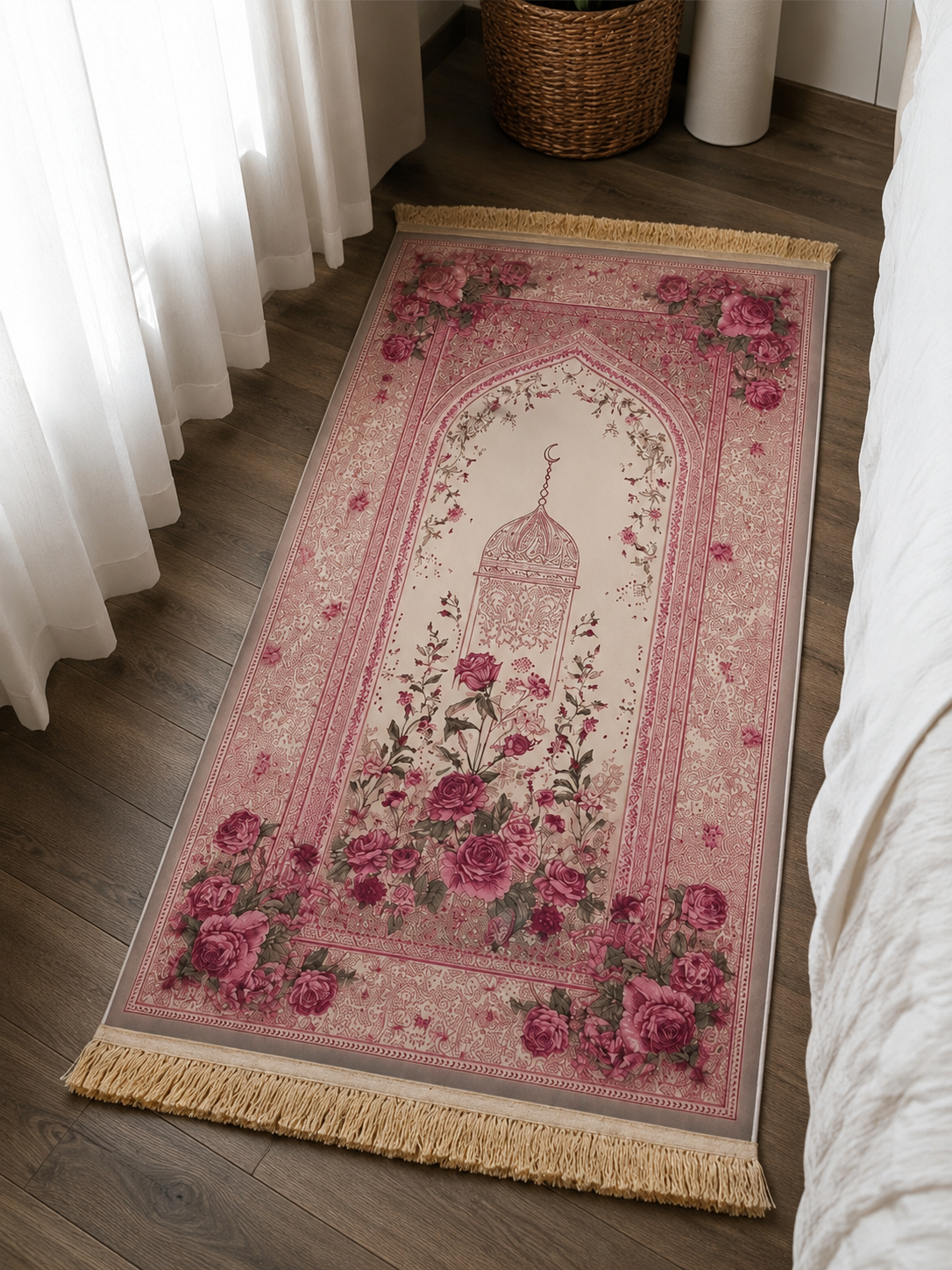 Luxurious Thick Prayer Mat with Tassels