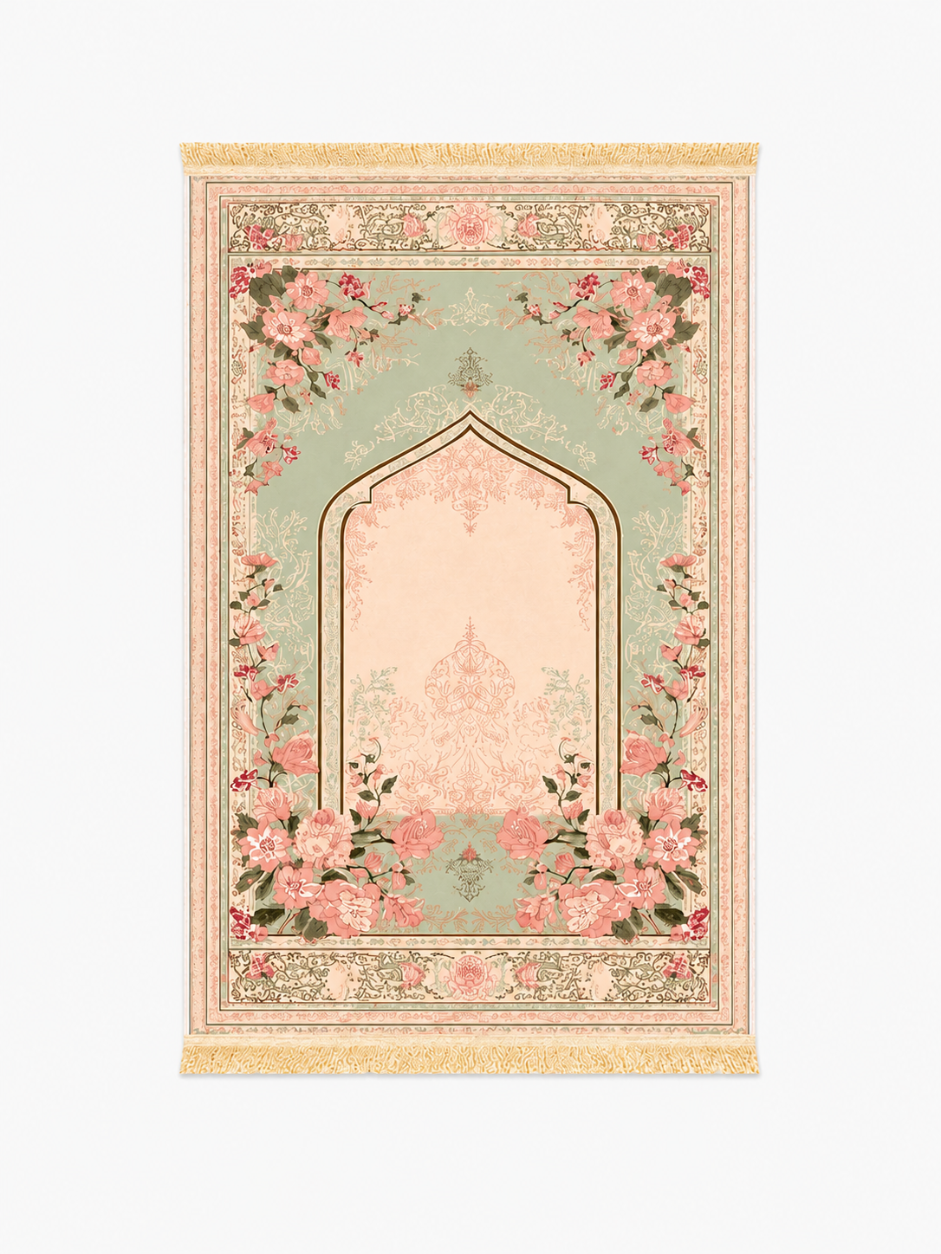 Luxurious Thick Fringed Prayer Mat