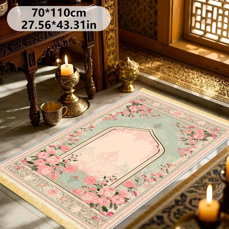 Luxurious Thick Fringed Prayer Mat