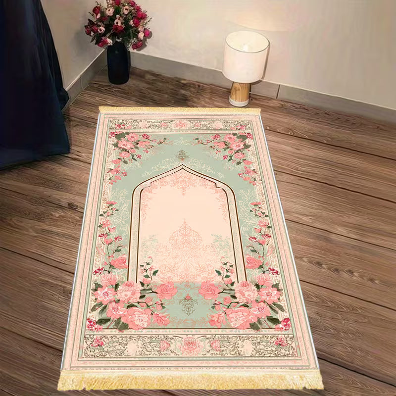 Luxurious Thick Fringed Prayer Mat